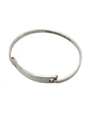 Tiffany & Co Bangle Plate 925 Sterling Silver Bracelet